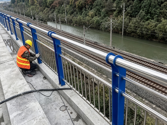 T022 Barrier de pont en acier inoxydable 